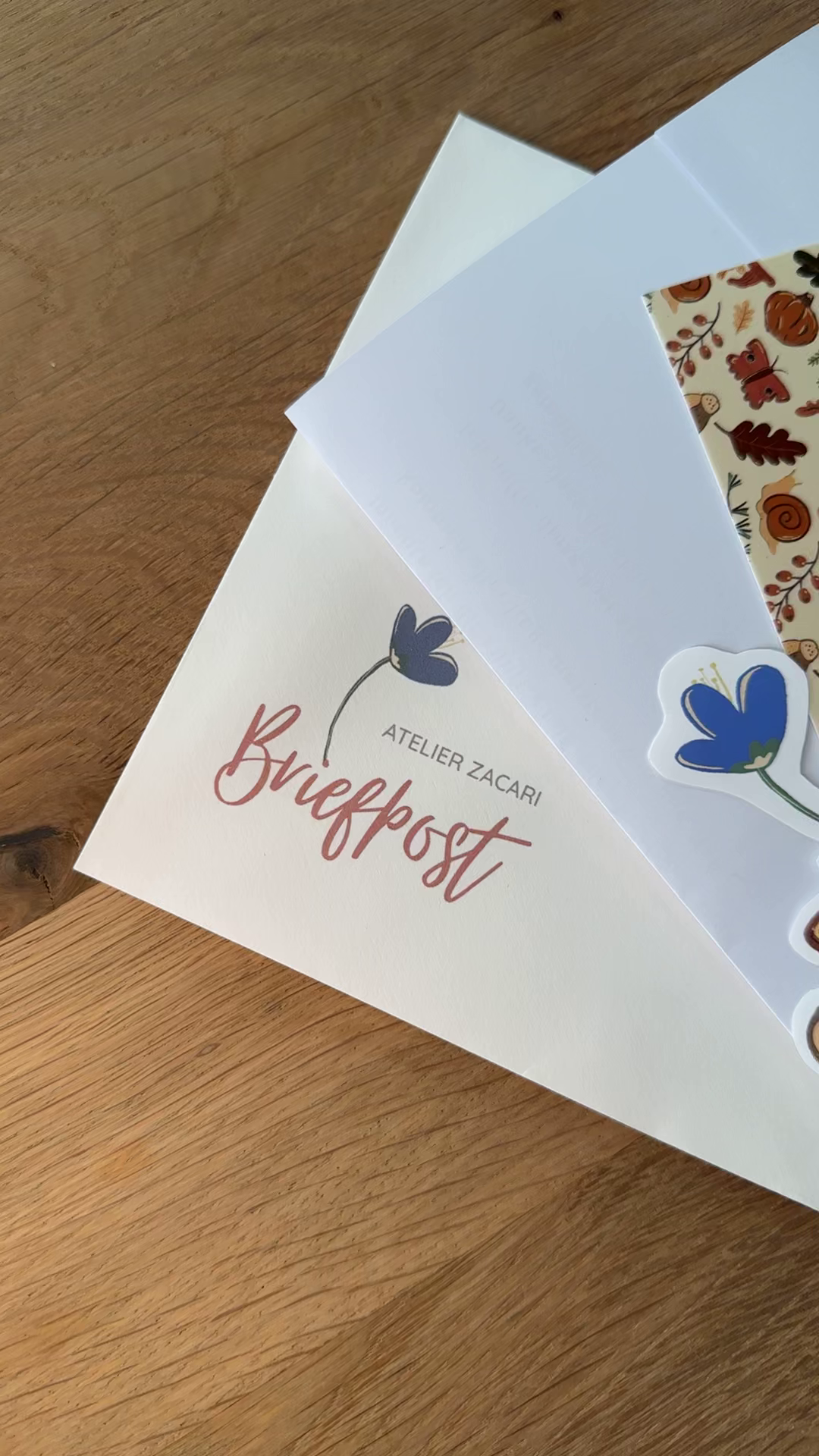 Atelier Zacari, Süsse Papeterie, Stickers, Briefpost aus der Schweiz, Illustrationen, selbstgemacht, gezeichnet